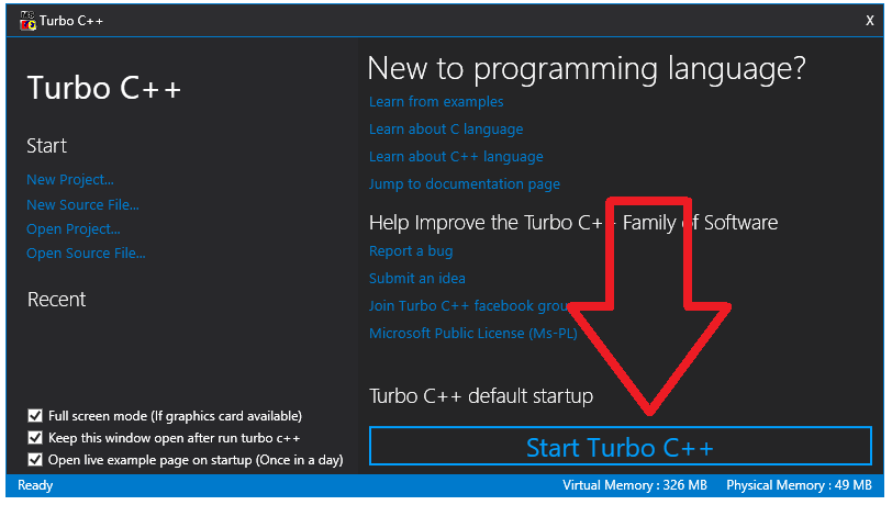 turbo c compiler for windows 7 32 bit