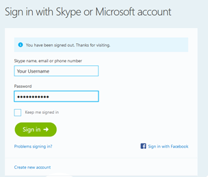 skype web extension