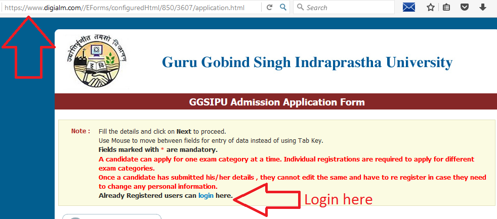 How To Apply For Admission In Ip University Online Isrg Kb