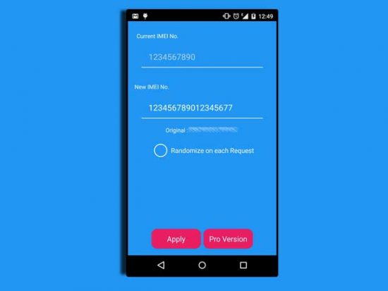 Xposed IMEI Changer app