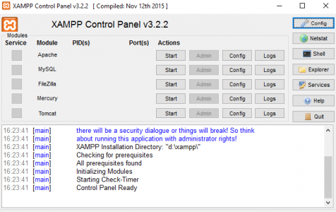 xampp control panel v3.2.2 download