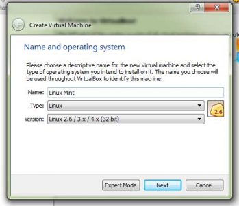 Creating Virtual Machine for Linux Mint