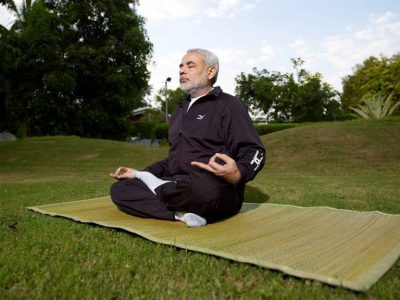 Narendra Modi doing Youga