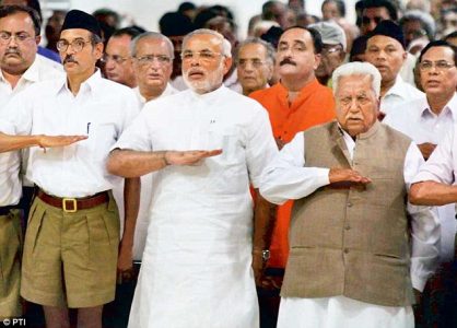 Narendra Modi at RSS