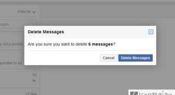 Two Ways to Delete Facebook Pages Messages