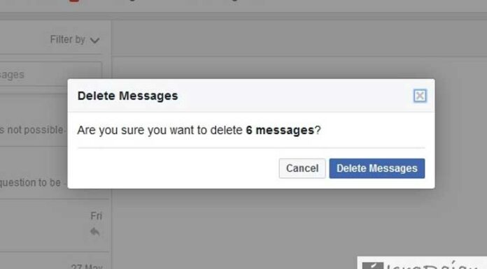 Delete Facebook Page messages