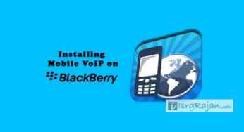 How to Install Mobile VoIP app on BlackBerry Z10, Z3 and Z30?