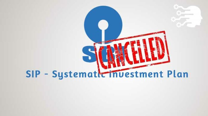 SBI Mutual Fund SIP Cancellation