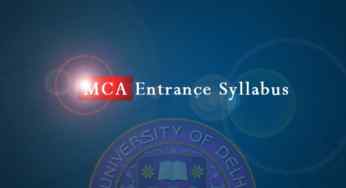 MCA Entrance Syllabus and Eligibility of Top Universities in India