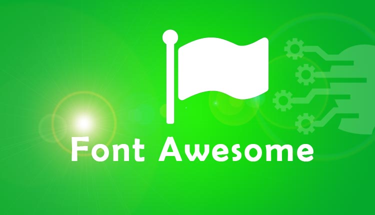 Font awesome icons