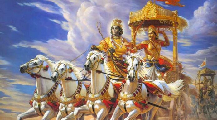 mahabharat krishna and arjun