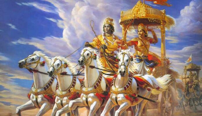 mahabharat krishna and arjun