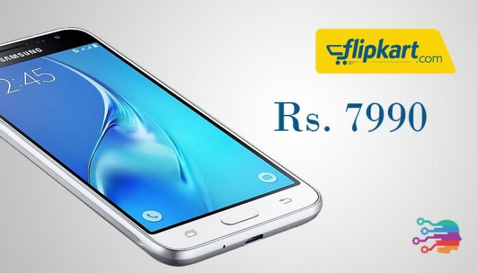 Samsung J3 on Flipkart