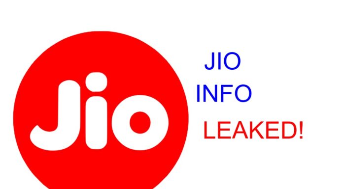 Information About Reliance Jio Users leaked With Name,Number and Address