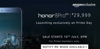 Honor 8 Pro To Be Available Exclusively On Amazon Along With 45 GB Free Data Cashback Offer