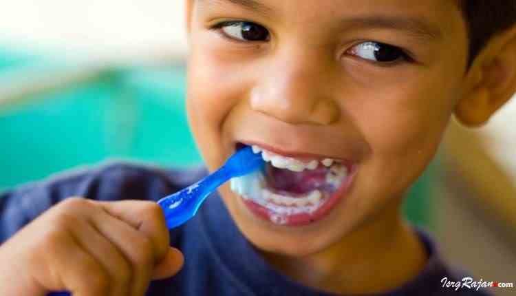 Indian Kid Brushing