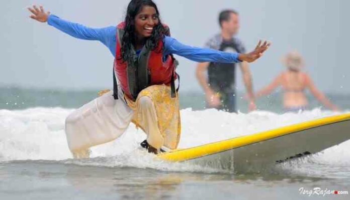 Surfing in India