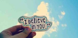 Believe in you