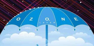 OZone layer with umbrella