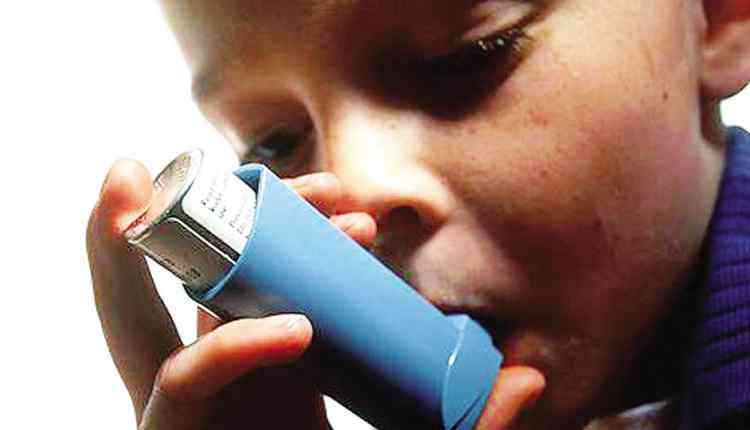 asthma affected Kid