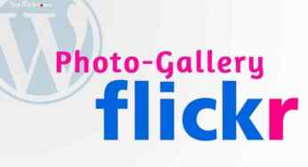Create a Beautiful Photo Gallery, Album and Slideshow in WordPress using Flickr