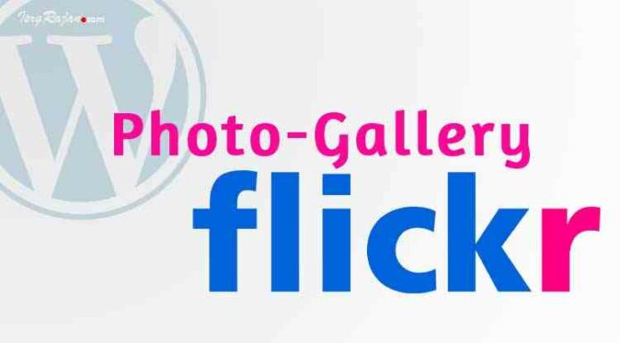 Flickr Photo Gallery