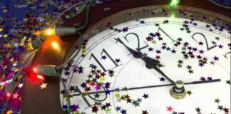 new year clock