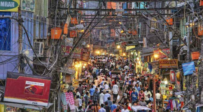 New Delhi shopping markets