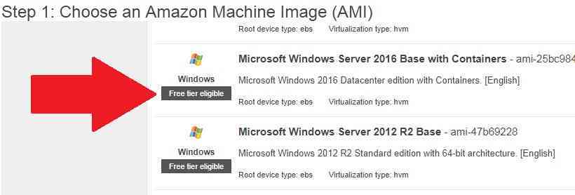 Choose an Amazon Machine Image