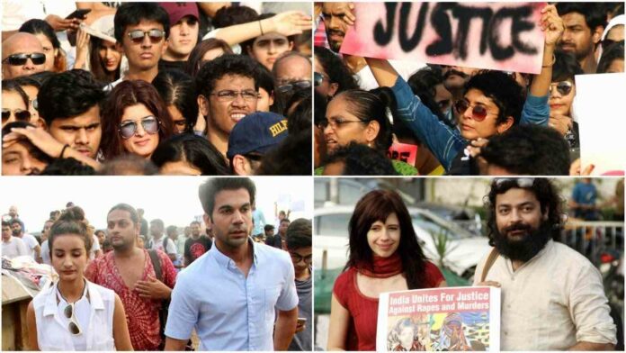 Protest against rape in India