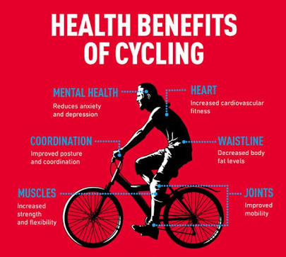 Cycling Health Benefits Infograph