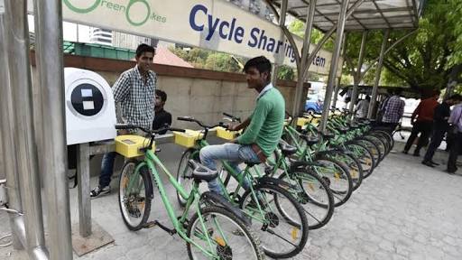 green cycling, cycle on rent