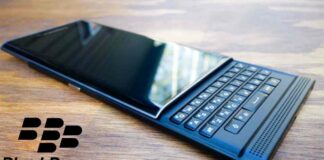 Blackberry keypad touchphone