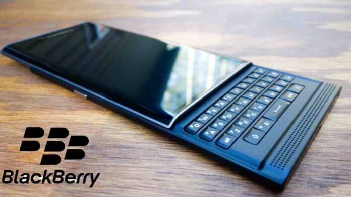 Blackberry keypad touchphone