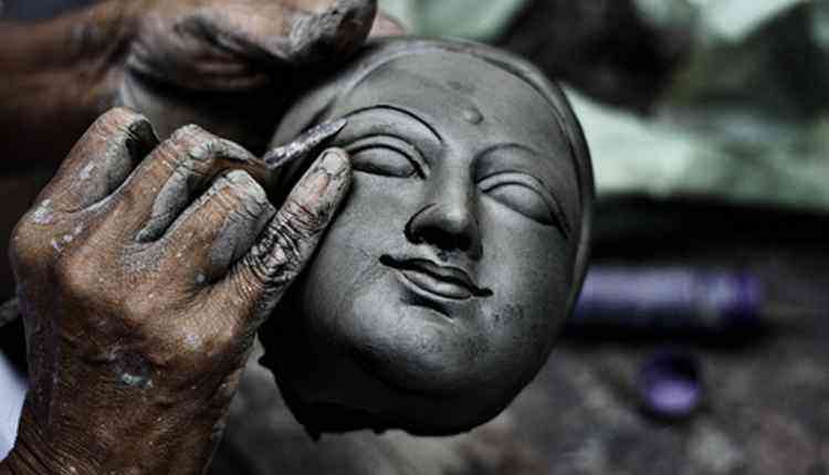 Maa Durga Idol Making