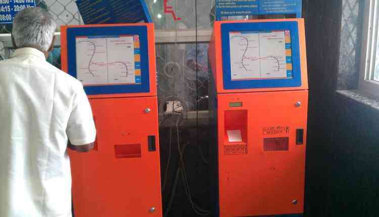 ATVM Machine, India, Indian railways