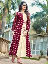 Elegant jacketed format Kurti