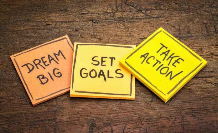 goals. big dream, set goals, take risk goals. big dream, set goals, take risk