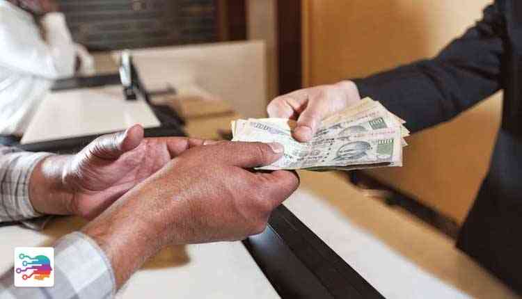 corruption, Indian currency in hand