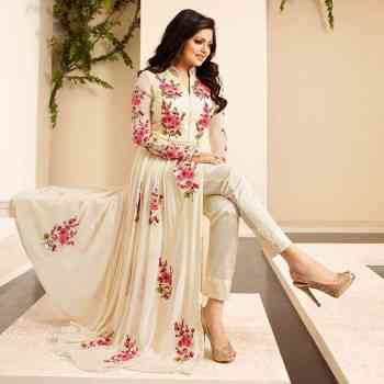 Sagun Dresses Pista Printed Beautiful Design Top and Trousers Set Long  Sleeve Top and Stretchable