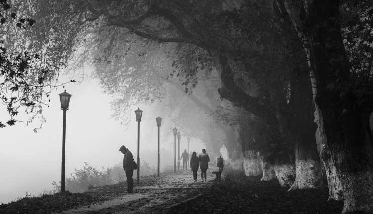 Mental Health, Alone Sad, Man, Stand, Street