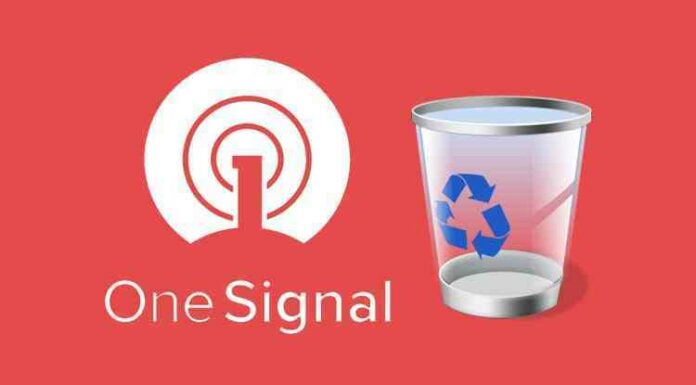 Onesignal Trash Can