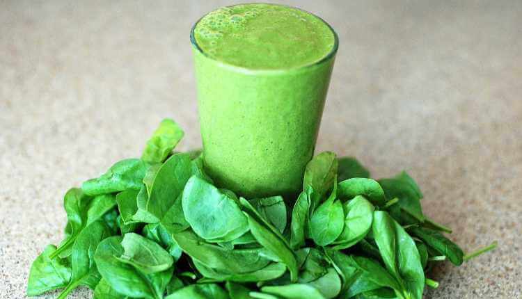 Spinach, Greem Glass, Juice, Leaf