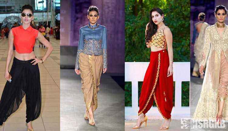 Indian Models In Dhoti Pants