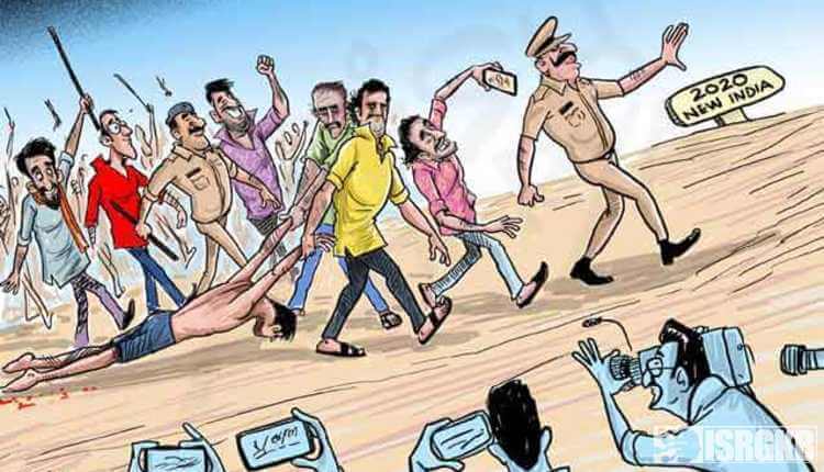 Mob Lynching, Cartoon