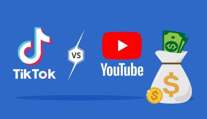 Tiktok Vs Youtube, Money, Trend, Followers