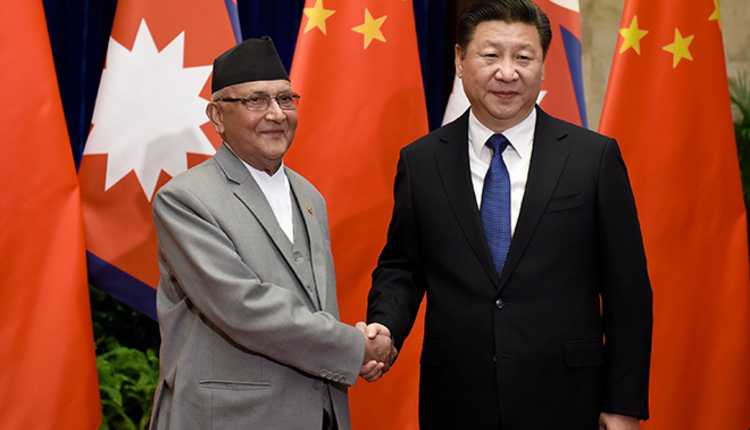 Kp Sharma, Oli Xi Jinping, nepal