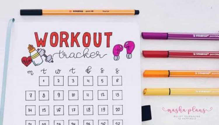Workout Health Tracker Journal