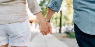 Couple, Holding Hands, Walking, Relationship, Business, Success, Women, Men