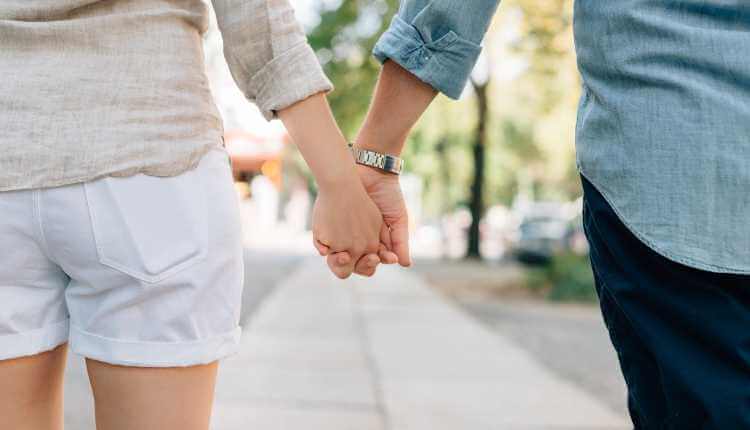 Couple, Holding Hands, Walking, Relationship, Business, Success, Women, Men